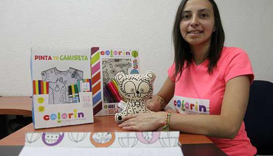 Sofía Silva, cofundadora de Colorín, en la tienda de la marca para niños, ubicada en el norte de la capital. Foto: Vicente Costales / LÍDERES