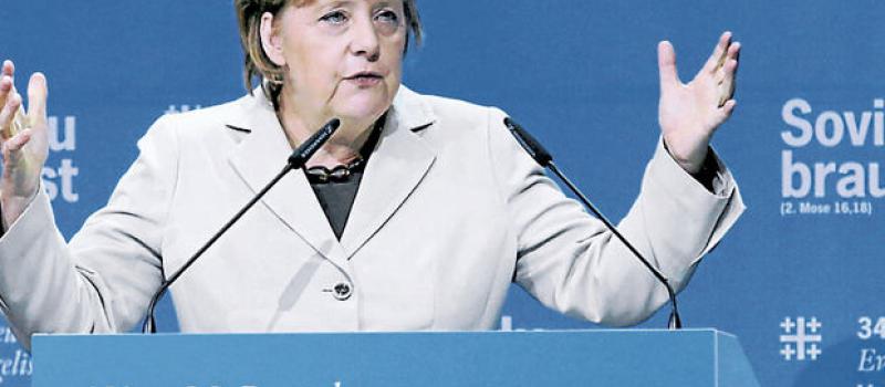 La canciller alemana, Ángela Merkel, destacó los acuerdos logrados con ambos países andinos.