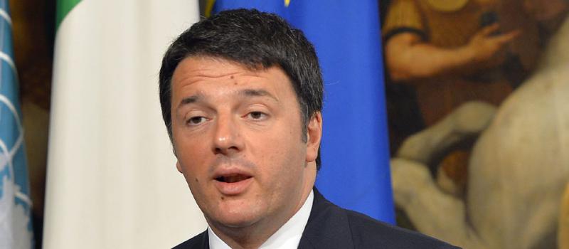 Matteo Renzi, primer ministro de Italia, tiene un salario anual de USD 124 600. Foto: Andreas Solaro/ AFP