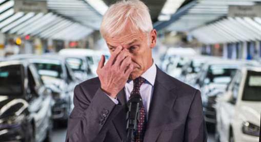 Matthias Mueller, CEO de la empresa alemana Volkswagen. Foto: AFP