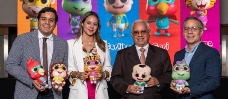 Una familia busca conquistar el mundo con personajes animados
